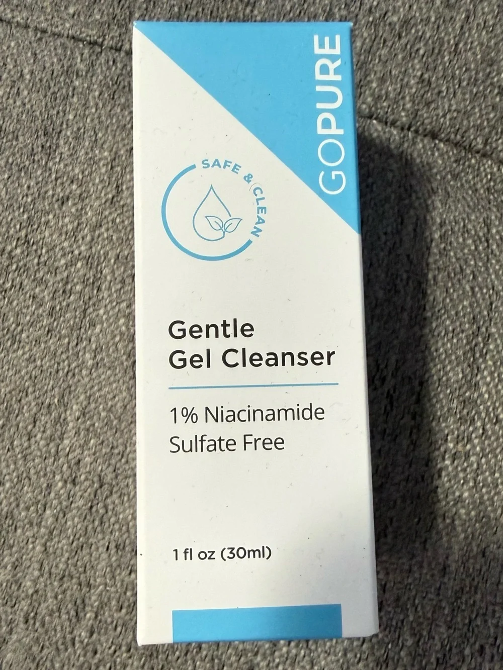 NIB GoPure Gentle Gel Cleanser, 1 fl oz (30ml)